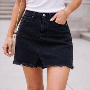 Madewell Denim Mini Jean Skirt Size 25 Small